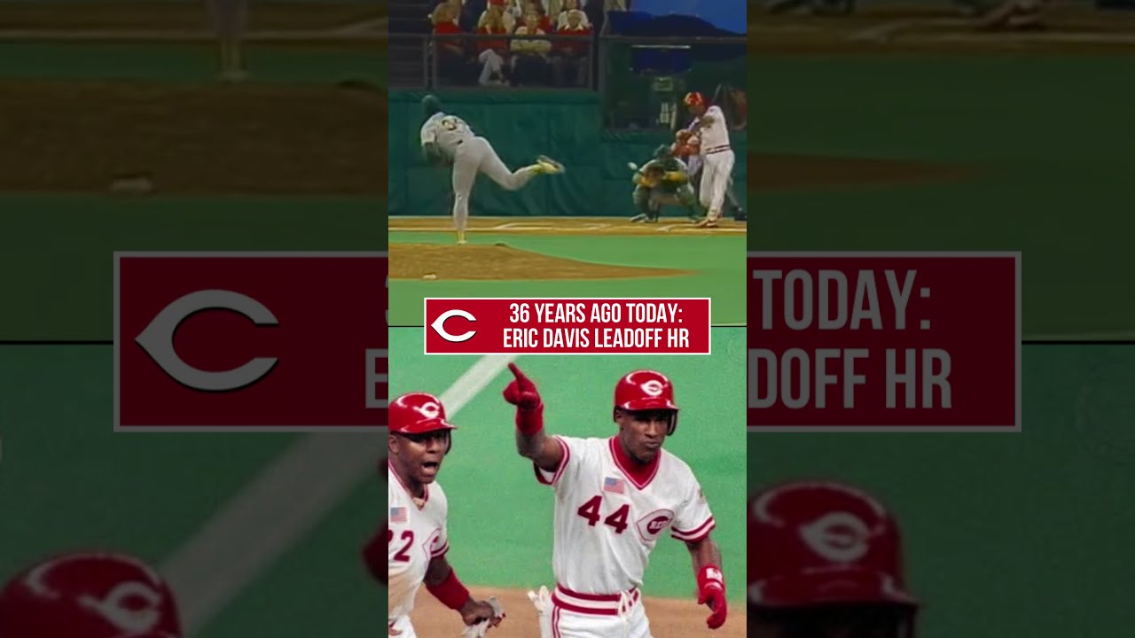 36 YEARS AGO TODAY: ERIC DAVIS SET THE TONE FOR THE 1990 WORLD SERIES! 🔴⚾