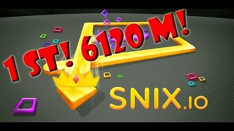 snix io gameplay 6120 M!!! 45 KILLS New io Game Similar To Slither.io Wormate.io Wormax.io