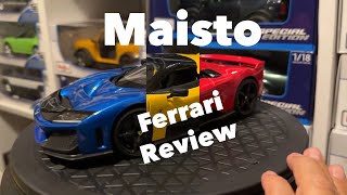 Maisto 1:18 Scale Ferrari Costco and Sam's Club Versions