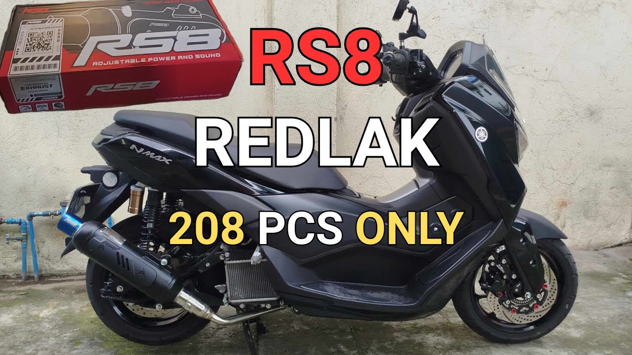 RS8 Redlak installation on NMAX V3 | Test Ride | Rs8 Redlak Limited Edition | Neoboys