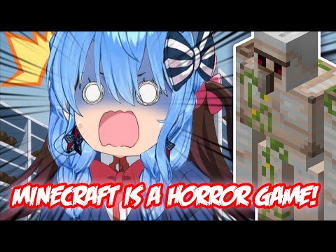Suisei Realizes Minecraft is Actually a Horrorgame 【Hololive English Sub】