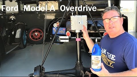 How to install a Mitchell Overdrive in a Ford Model A. (Drive highway speeds!)