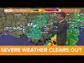 New orleans weather rain clearing nicer weather returns tuesday  wednesday