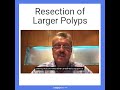 Resection Of Larger Polyps Resection Of Larger Polyps
