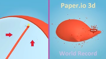 Paper.io 3d World Record 01:40 Min