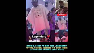 Davido also performed at this event