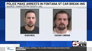 VIDEO: Charleston Police arrest 2 in string of car break-ins