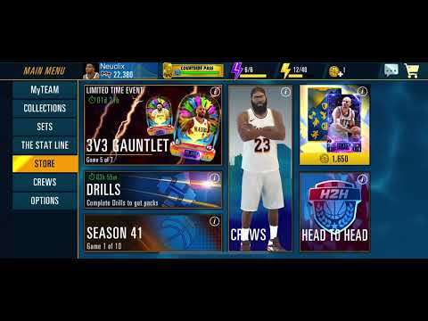 Daily login reward (Galaxy Opal) Nba 2k Mobile