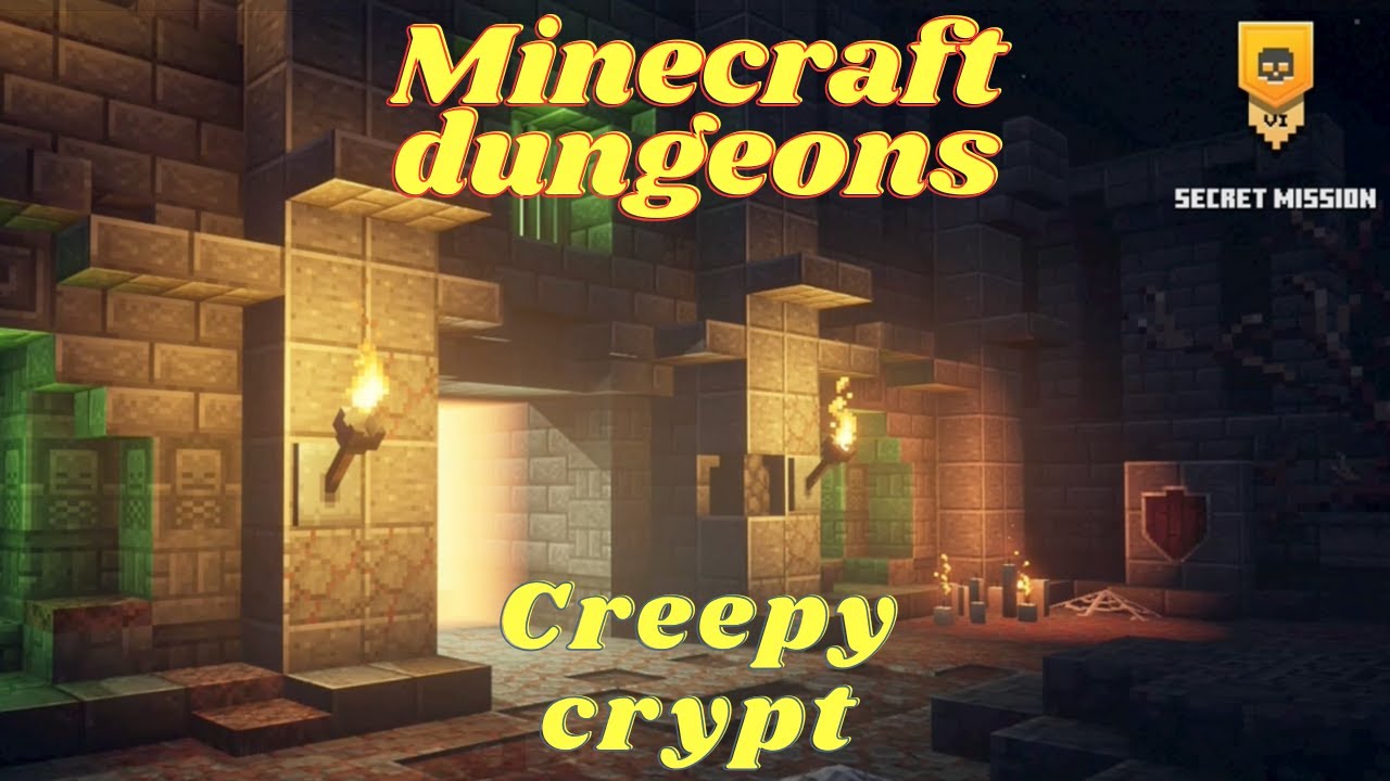 Minecraft Dungeons | creepy crypt - YouTube