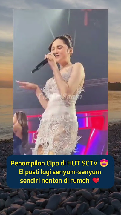 PENAMPILAN NYANYI SYIFA HADJU DI HUT SCTV, EL RUMI AUTO SENYUM2 SENDIRI #shorts #elrumi #syifahadju