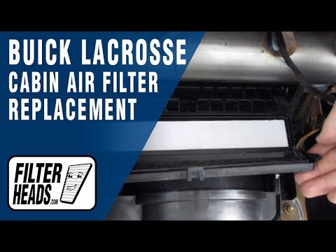How to Replace Cabin Air Filter 2011 Buick LaCrosse