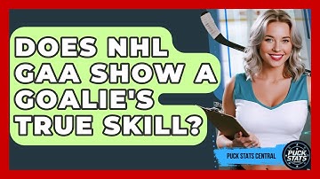 Does NHL GAA Show A Goalie
