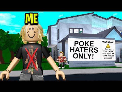 I Became My Own Hater To Get Inside A Poke Hater Club Roblox Bloxburg Youtube - pokediger1 is permanently banned from roblox youtube