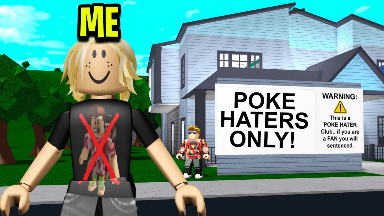I Became My Own Hater To Get Inside A Poke Hater Club Roblox