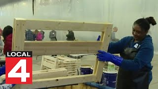 Wayne County non-profit builds bunk beds for families in need
