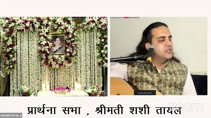 SHASHI TAYAL , PRAYER MEETING , SINGER :- ANKIT BATRA , ON :- 24th JUNE 2021 Zoom Meeting