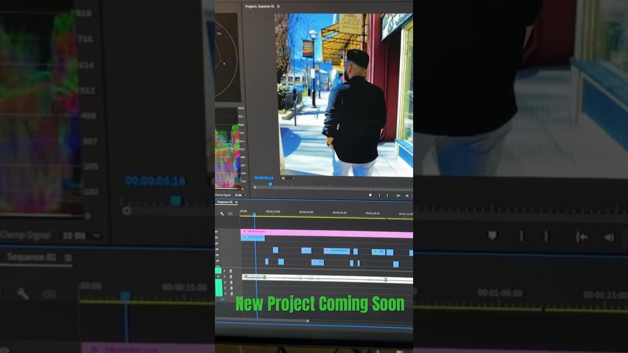 Editing in action! 🎬🌟 Get a glimpse into my process as I work on this vibrant outdoor scene