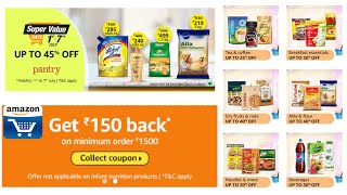 Amazon Grocery Shopping I Super Value Days 1ST to 7th July I  Upto 45% Off Pantry I Monthly Grocery screenshot 4