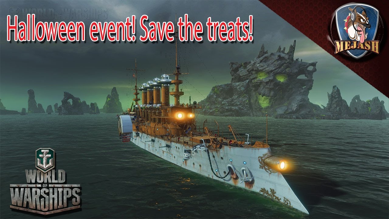 world of warships halloween event 2020 World Of Warships Halloween Event Save The Treats Youtube world of warships halloween event 2020