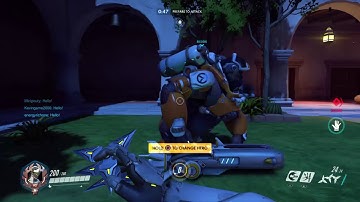 Overwatch genji and Winston interaction