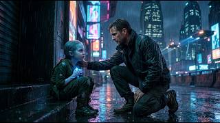 He Found a Small Alien Girl Crying in the Rain — What She Whispered Next Changed His Life Forever