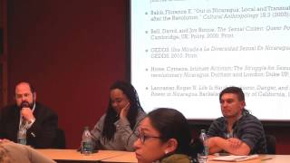 Panel Questions: Cultures of Sexual Diversity in Latin America Jan. 31, 2014