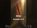 Words That Heal or Hurt | Proverbs 12:18 #Bible #SpeakLife #shorts