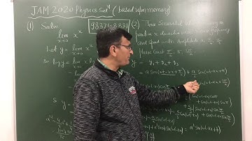 JAM 2020 physics solutions ( based upon memory)