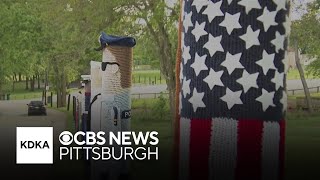 Yarn masterpieces on display in Pennsylvania park