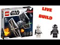 LEGO Star Wars Tie Fighter 75300 LIVE BUILD