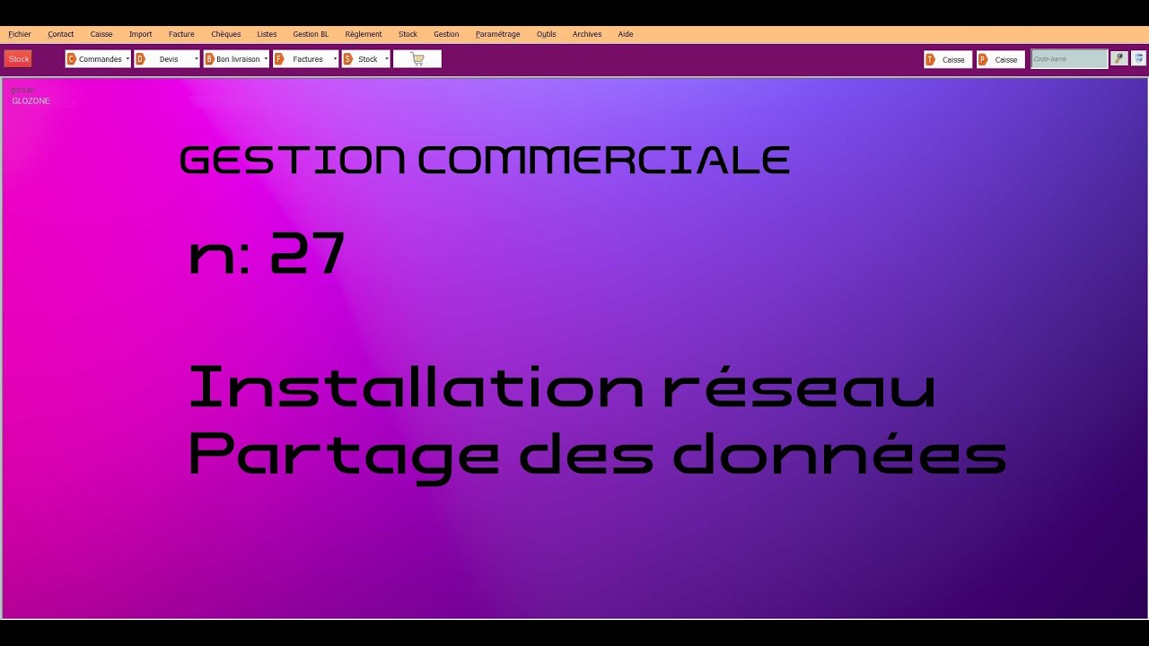 Installation réseau , partages des données , مشاركة البيانات و تقاسم المعلومات بين أجهزة الحواسيب