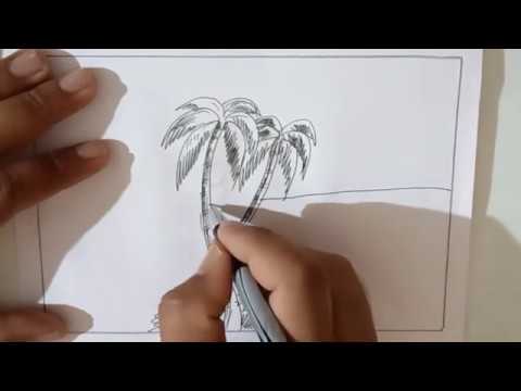 How To Draw A Scenery Easy Palm Oil Industry draw a scenery easy palm oil industry
