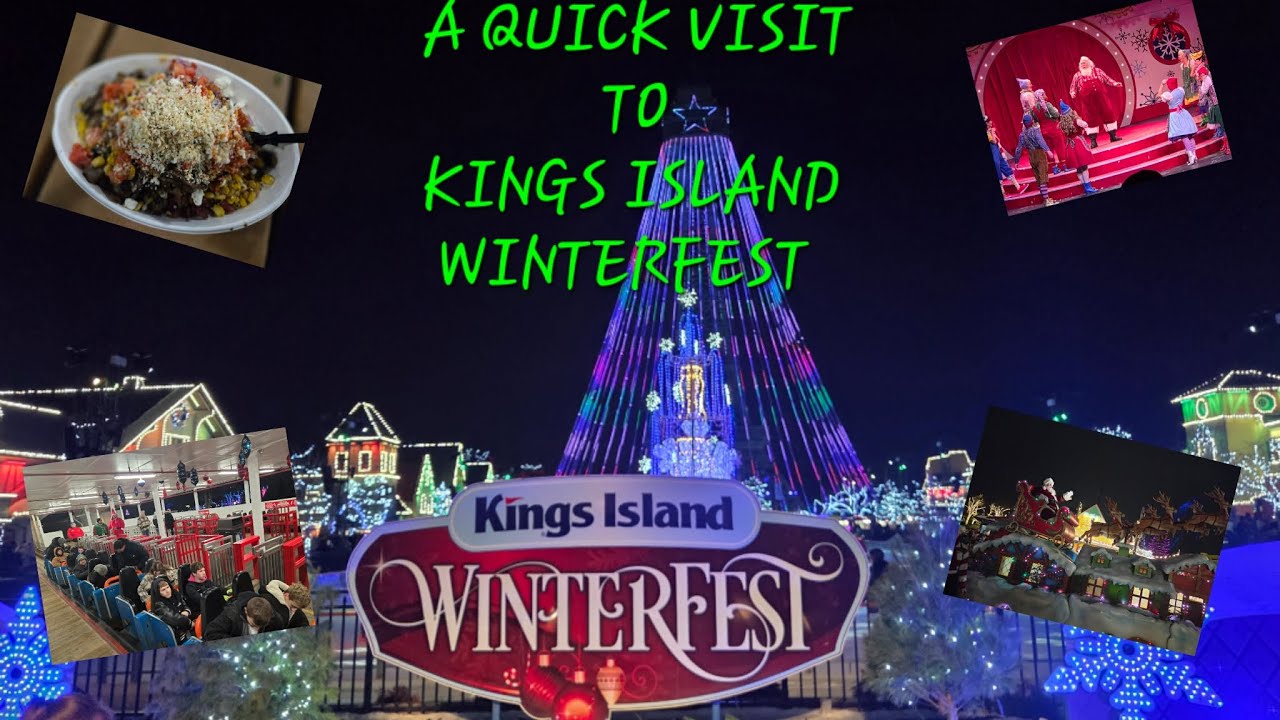 Короткий визит на зимний фестиваль Kings Islands.