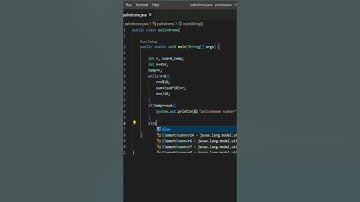 Palindrome of a Number in Java | Java Programming | @snehacodes7132