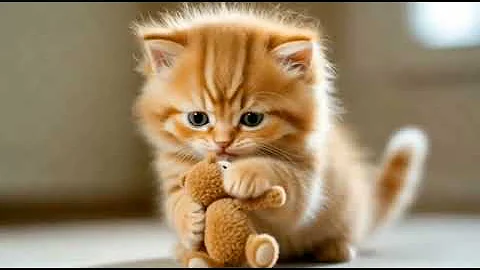 Little Orange Kitten Growing Timelapse 0- 3 Months 