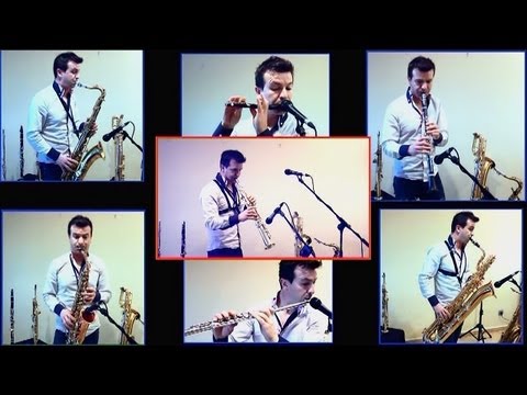 Maurice Ravel. Flauta. Clarinete.Flautín. Sax: Alto,Tenor, Baritono, Soprano - Bolero de Ravel