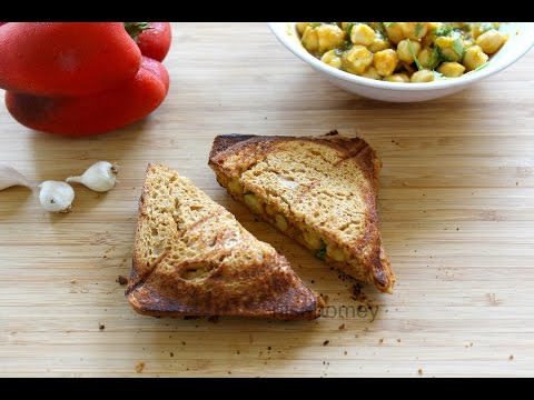 Healthy & Low Calorie Sandwich Recipe For Weight Loss - Healthy Vegan Breakfast Ideas With Chickpeas