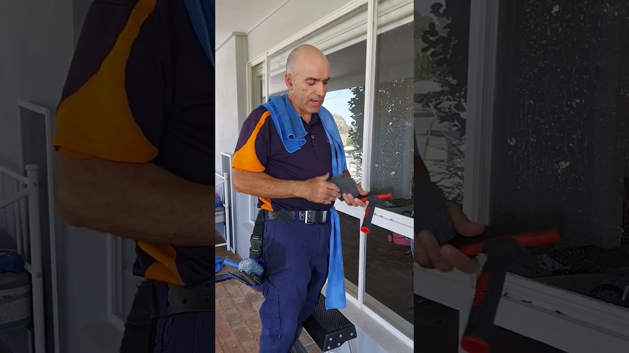 Steel is what cleans dirty windows