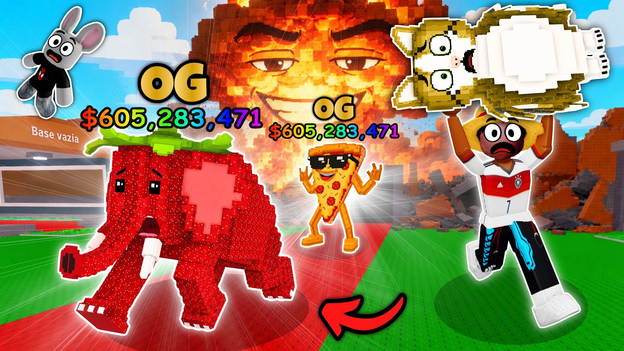 🤯 BOMBA ATÔMICA PARA ROUBAR OS MELHORES BRAINROTS NO ROBLOX com O LARRYZINHO!