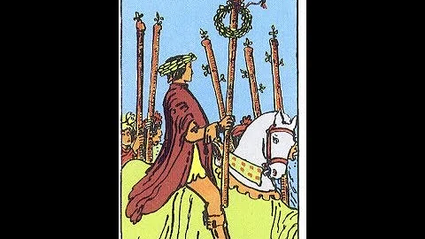 learn about Six of Wands, minor arcana, free online tarot card reading course