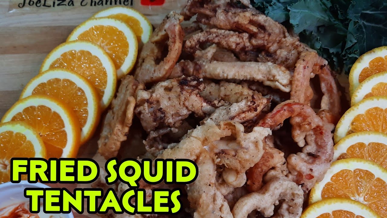 Crispy Fried Squid Tentacles squid YouTube