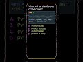 Python Basics Questions | Python interview Question | Python Viva questions..