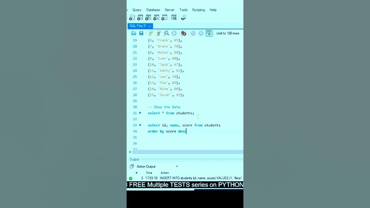 IBM SQL Question Can you answer #ibm #sql #shortsfeed #coding # ...