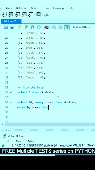 IBM SQL Question Can you answer #ibm #sql #shortsfeed #coding # ...