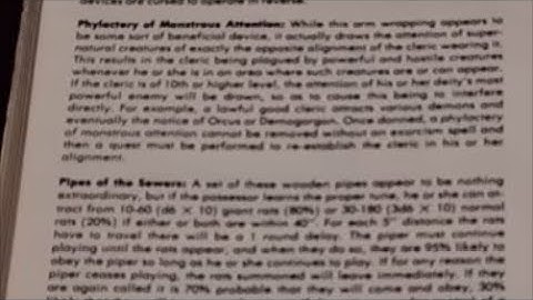 Phylactery of Monstrous Attention In AD&D