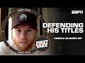 Canelo Álvarez talks DEFENDING his TITLES, influence from Mayweather &amp; his GAME PLAN!  | First Take