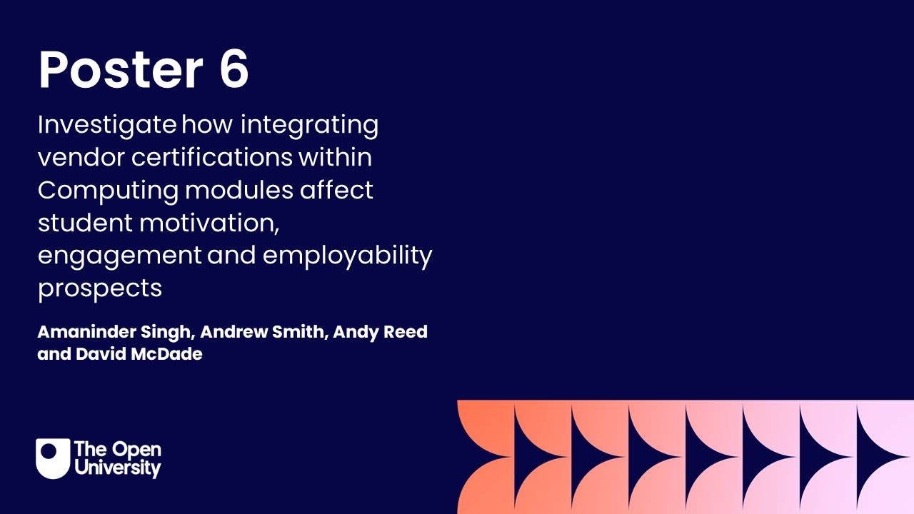 Poster 6: Amaninder Singh, Andrew Smith, Andy Reed and David McDade