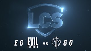 EG vs GG | Week 2 | LCS Spring Split | Evil Geniuses vs. Golden Guardians (2020)