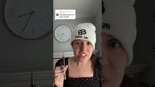 PEN IN MOUTH MAGIC TRICK #msbeanie