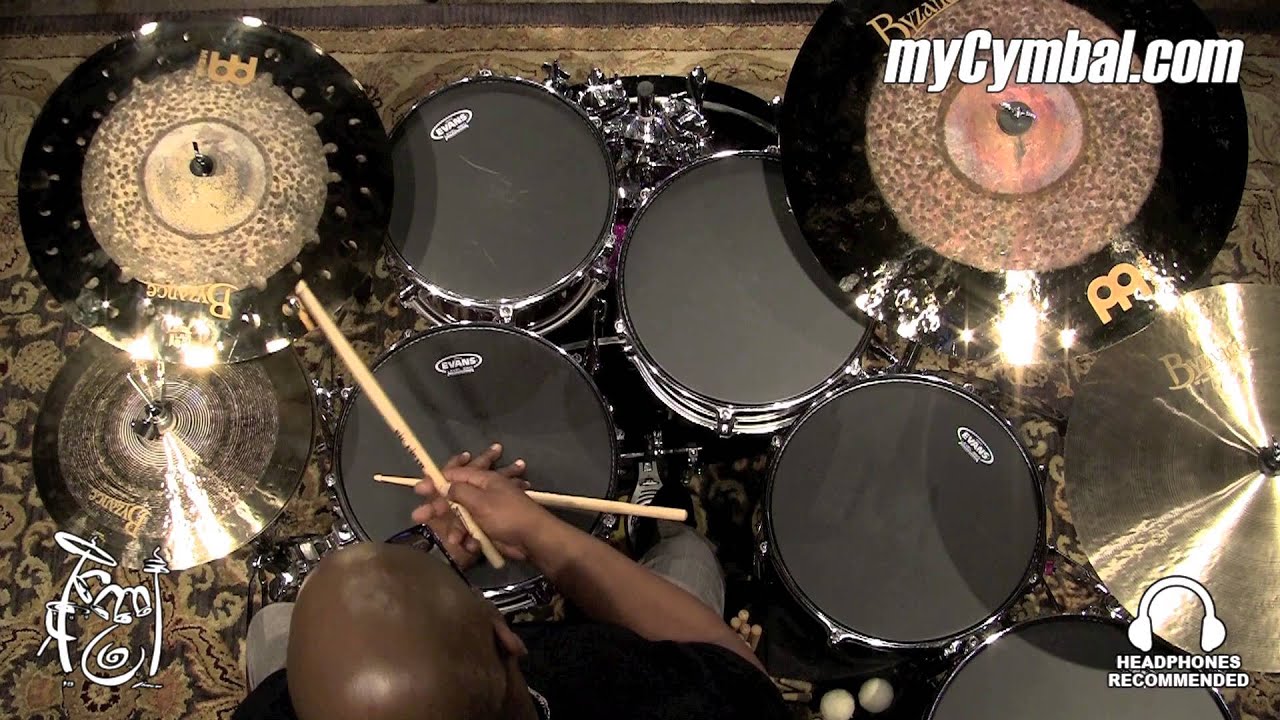 Meinl 18" Byzance Dual Crash Cymbal - Played by Ralph Peterson (LTD-B18DUC-1032015A)